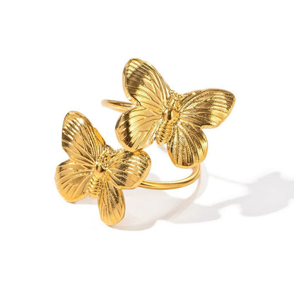 Double Butterfly Waterproof Ring