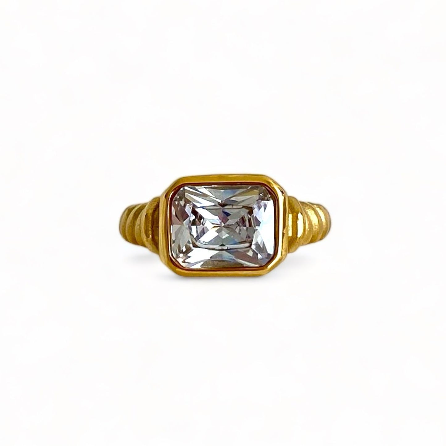 Braded Crystal Waterproof Ring