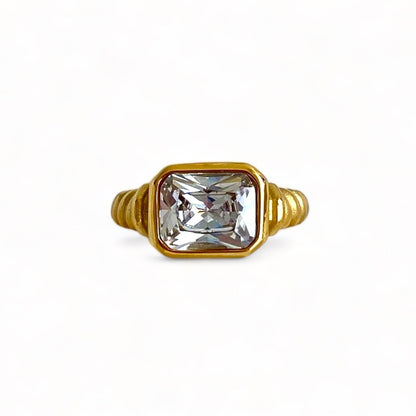Braded Crystal Waterproof Ring