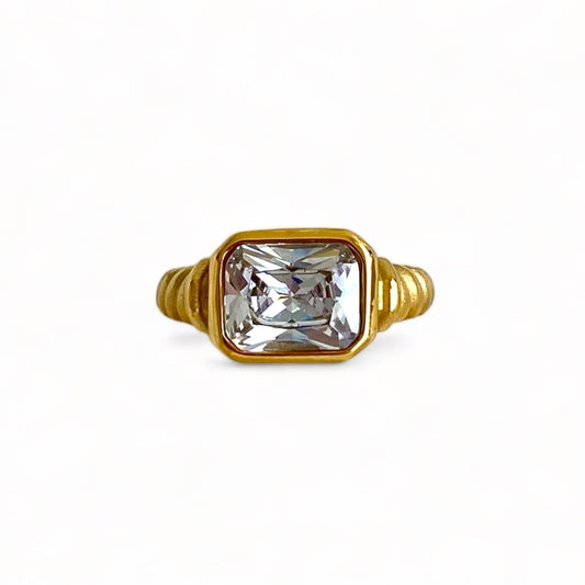 Braded Crystal Waterproof Ring
