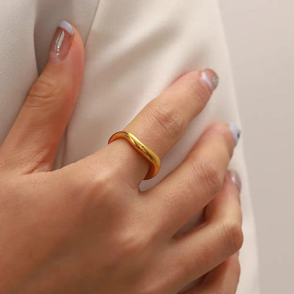 Thin Band Solid Ring