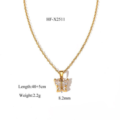 Butterfly Minimal Necklace