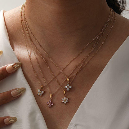 Butterfly Minimal Necklace