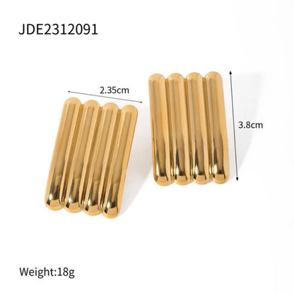 Rectangular Statement Earrings