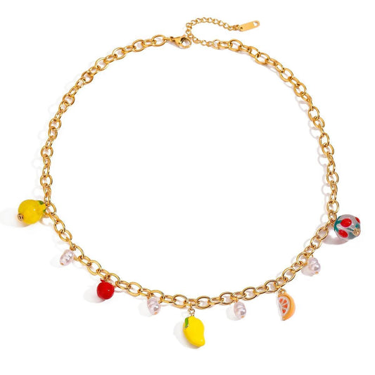 Fruit Charms Waterproof Necklace