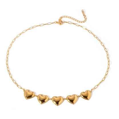 Heart Choker Waterproof Necklace