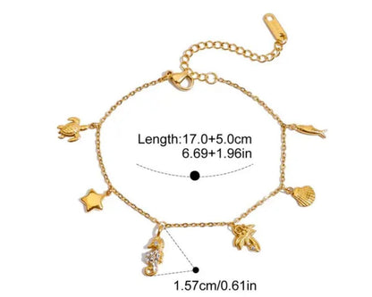 Ocean Charms Waterproof Bracelet