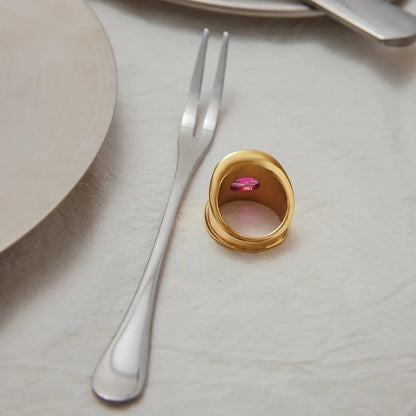 Ruby Dome Statement Ring
