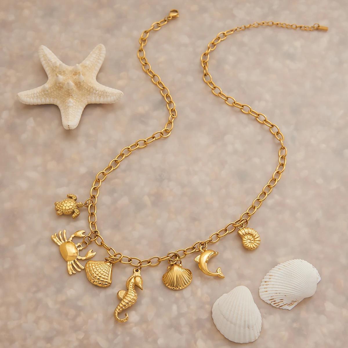 Ocean Charms Waterproof Necklace