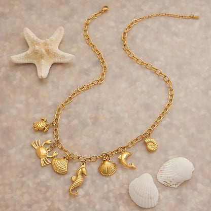 Ocean Charms Waterproof Necklace