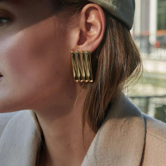 Rectangular Statement Earrings