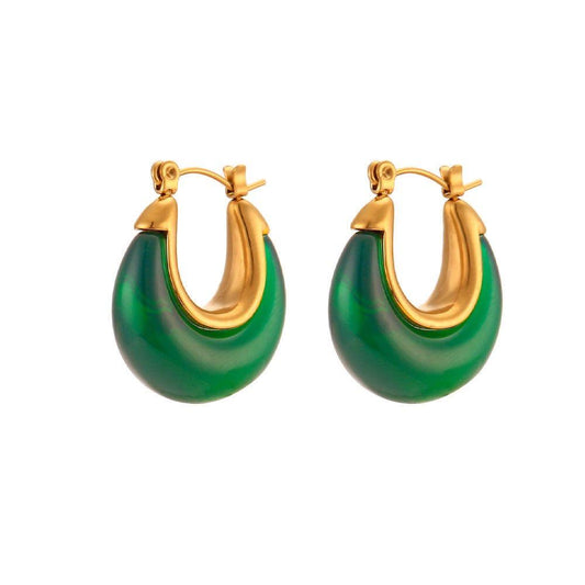 Aura Waterproof Resin earrings