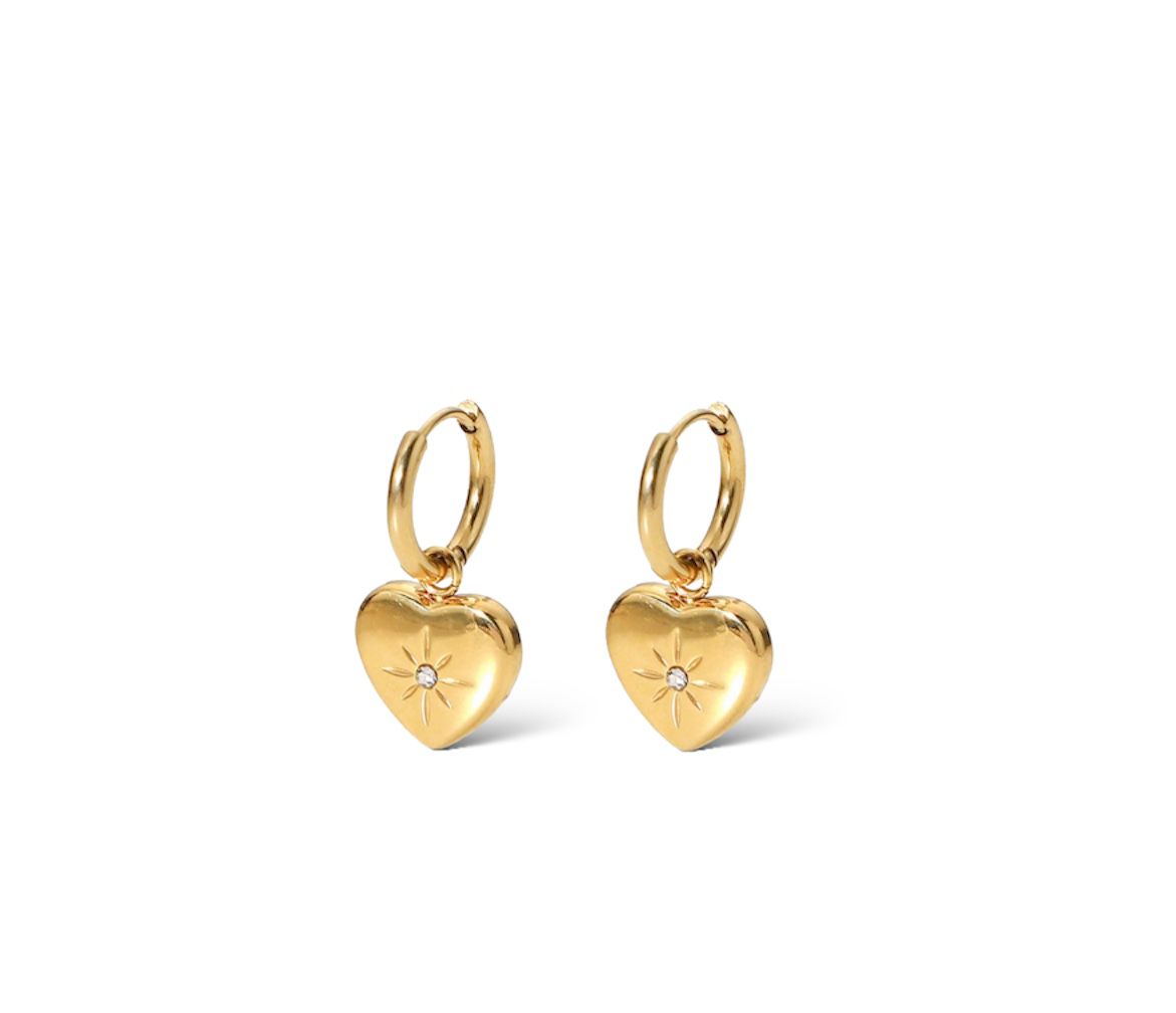Heart Drop Dangles