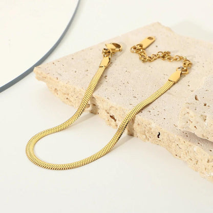 Herringbone Chain Bracelet
