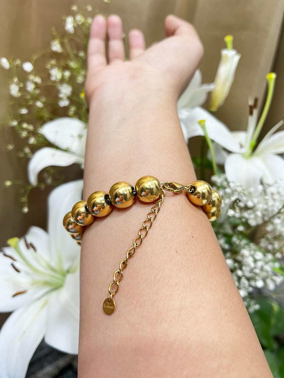 Jaya Bisht Signature Chunky Breads Waterproof Bracelet
