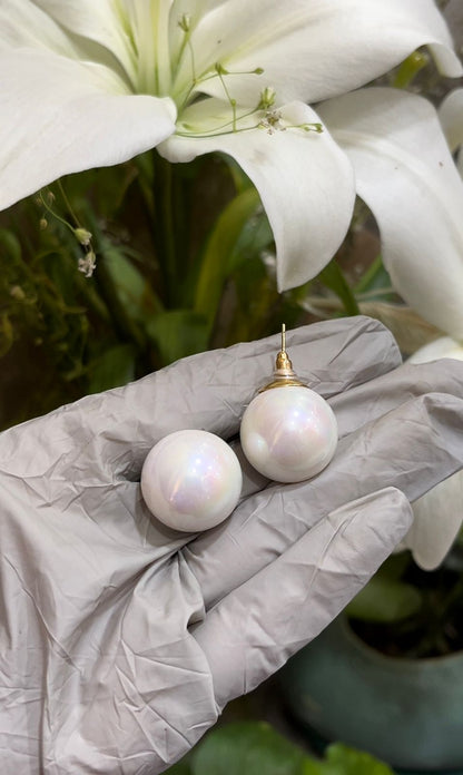 Big Pearl Waterproof Earrings