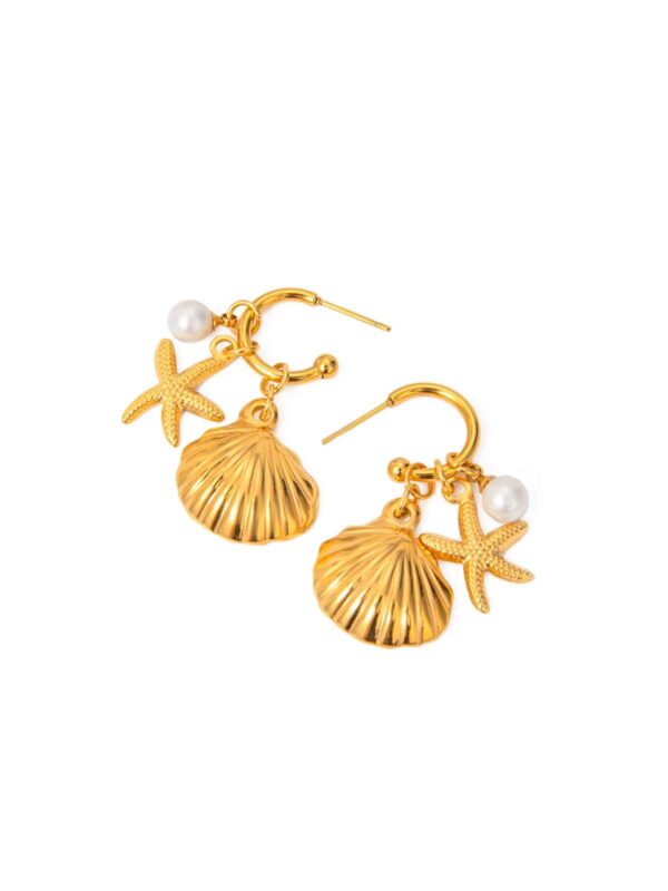 Shell Pearl Waterproof Earrings