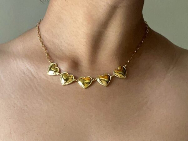 Heart Choker Waterproof Necklace