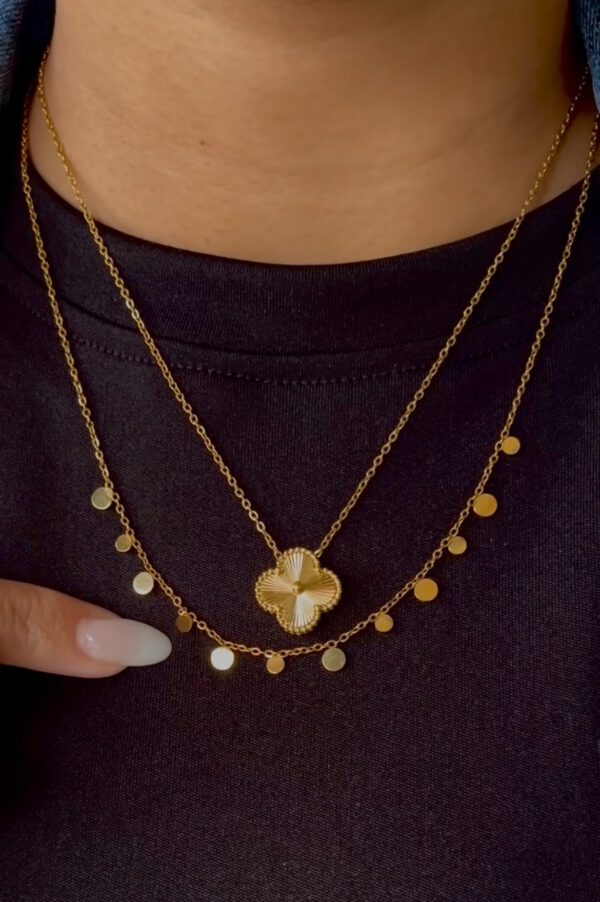Mini Coin Minimal Waterproof Necklace - Image 2