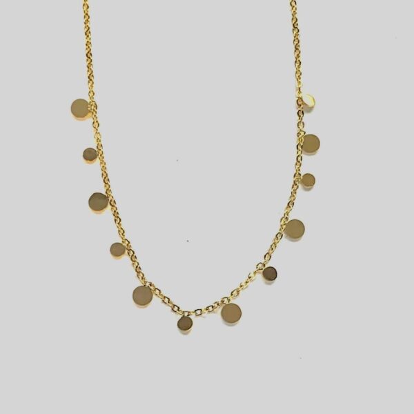 Mini Coin Minimal Waterproof Necklace
