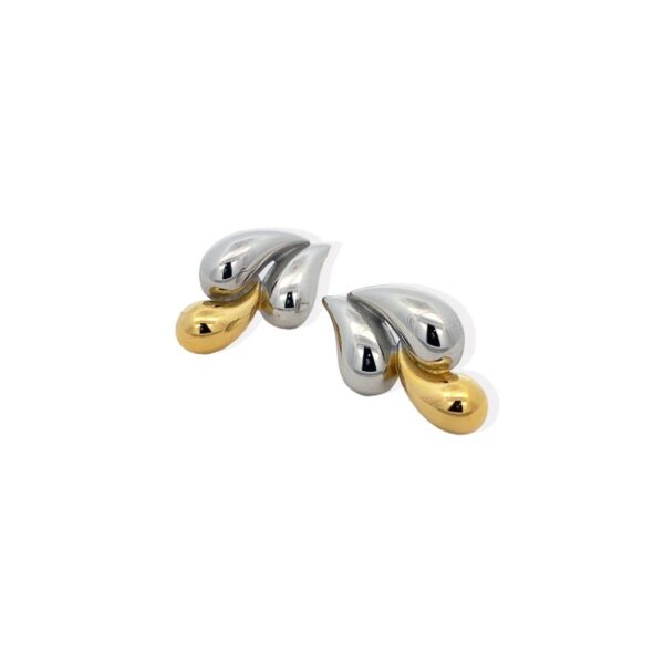 Drop Mixed Metal Waterproof Earrings - Image 3