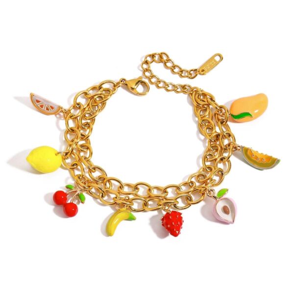 Fruit Charms Waterproof Bracelet