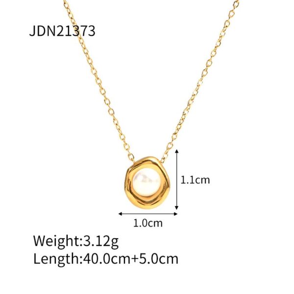 Pearl Waterproof Minimalist Necklace - Image 6