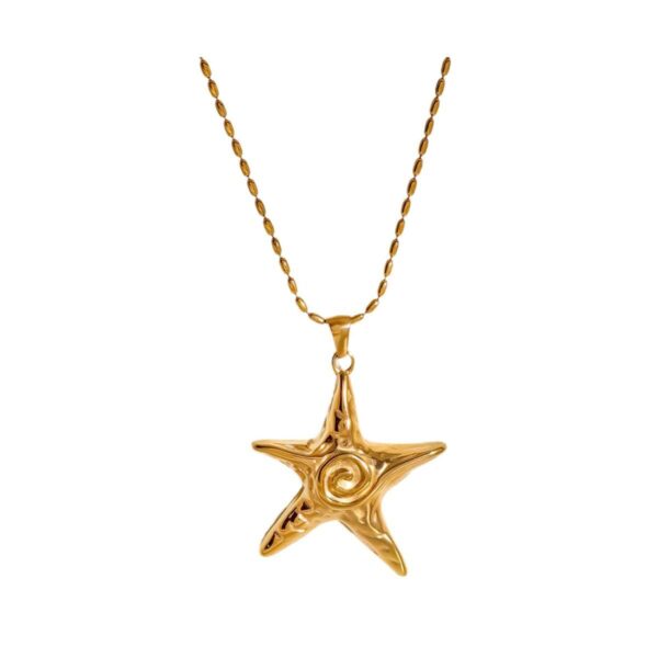 Starfish Statement Waterproof Necklace