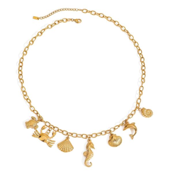 Ocean Charm Waterproof Necklace - Image 3