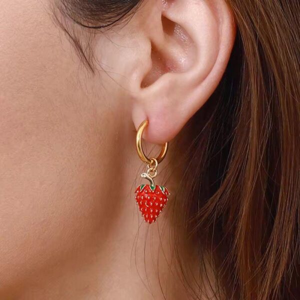 Strawberry Waterproof Earrings