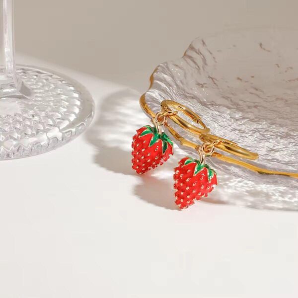 Strawberry Waterproof Earrings - Image 2