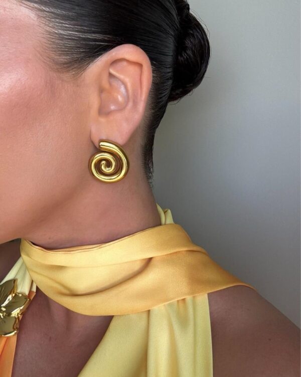 Spiral Statement Waterproof Earrings